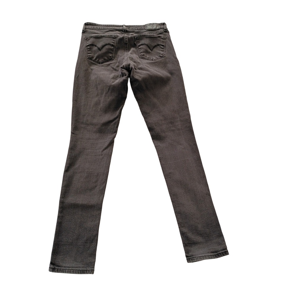 Wrangler‎ Mens Skinny Jeans Faded Black Stretch Mid Rise 30x29